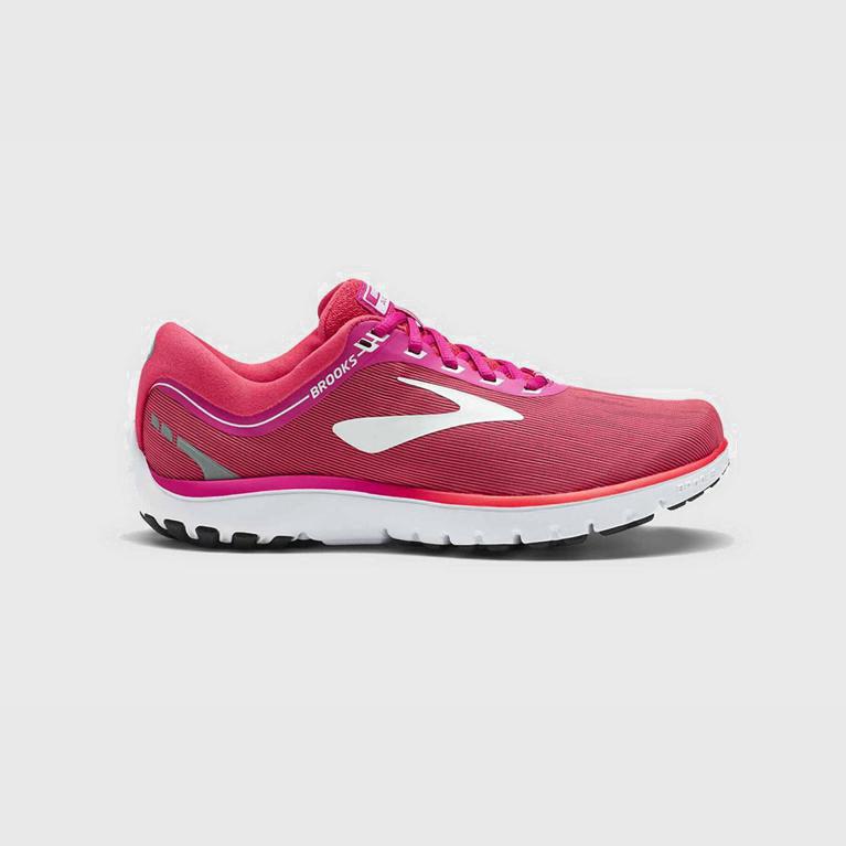 Brooks Pureflow 7 Australia - Women's Road Running Shoes - Red (783265-AQX)